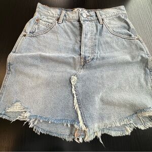 We The Free Distressed Denim Shorts
